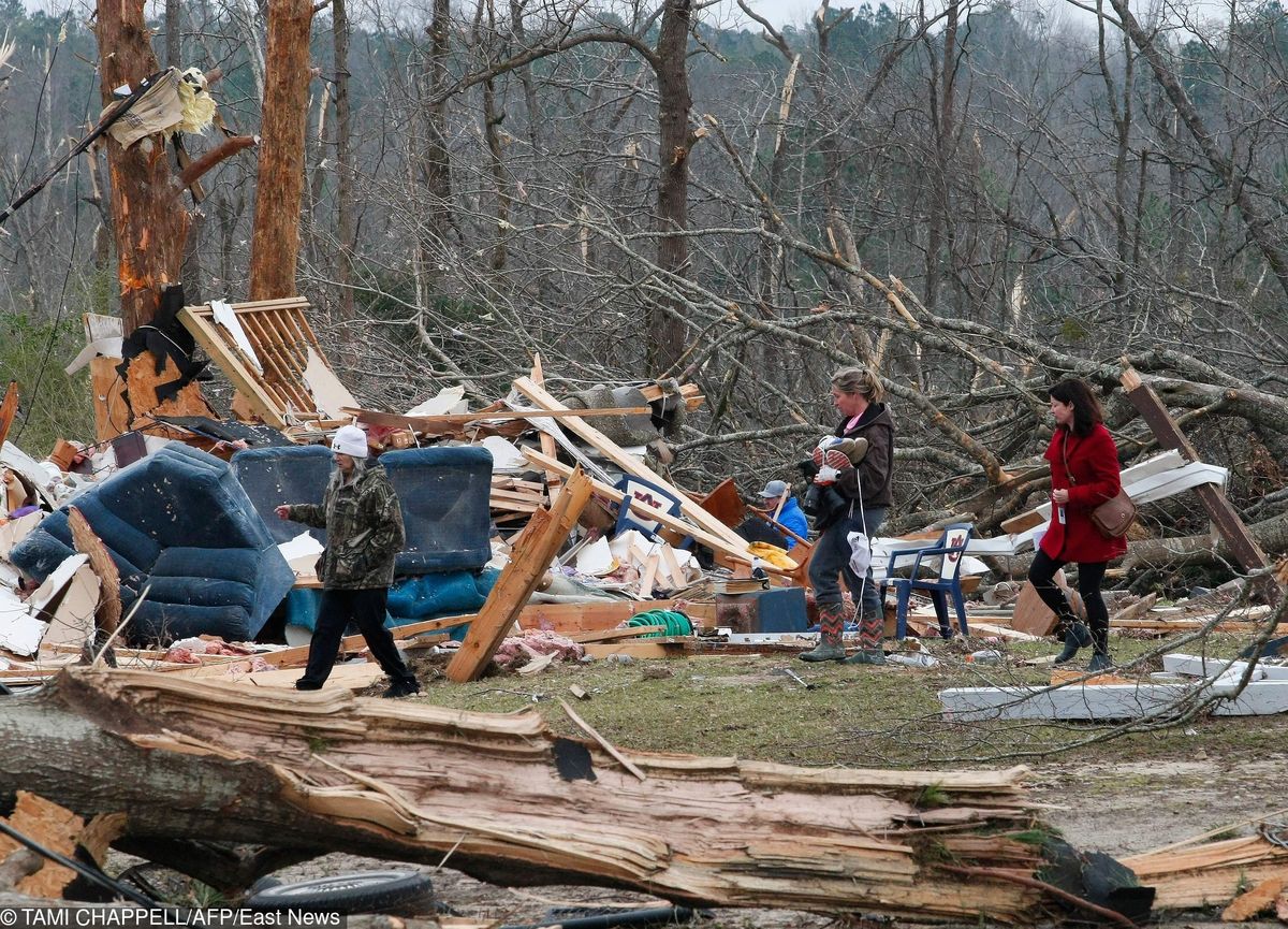 Tornado w USA: kolejne nazwiska na liści ofiar żywiołu, który nawiedził stan Alabama na południu kraju