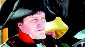 Robert Chmielewski, odtwórca roli Napoleona w reklamówce piwa