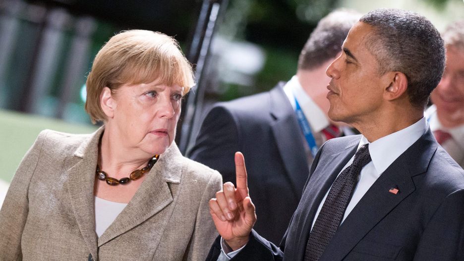 Angela Merkel i Barack Obama