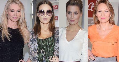 Ewa Pacuła w złotej spódnicy, Joanna Horodyńska w stylu boho, a Agnieszka Popielewicz w skórzanej mini [zdjęcia]