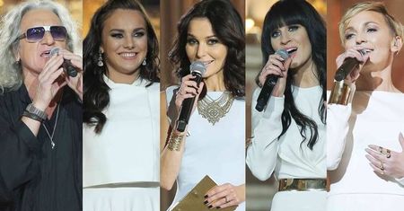 Ewa Farna, Sylwia Grzeszczak i Paulina Sykut w bieli. Wszystkie wystąpiły w świątecznych kreacjach