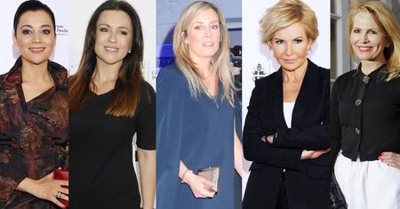 Beata Tadla w małej czarnej, Karolina Ferenstein-Kraśko w nowoczesnym kroju, a Joanna Racewicz w garniturze [zdjęcia]