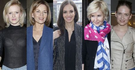 Małgorzata Foremniak w granacie, Anna Wendzikowska w skórze, a Anna Cieślak w spodniach z obniżonym stanem [zdjęcia]