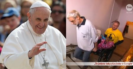 Papież Franciszek ogląda "Dzień Dobry TVN". Po zobaczeniu reportażu pomógł niepełnosprawnym dzieciom