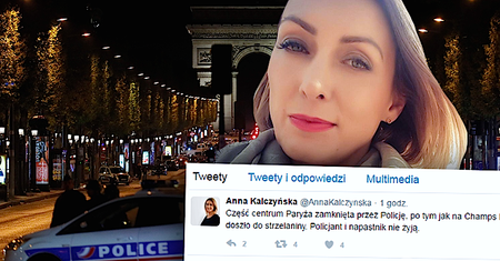 Strzelanina w Paryżu na Polach Elizejskich! Anna Kalczyńska w epicentrum wydarzeń!