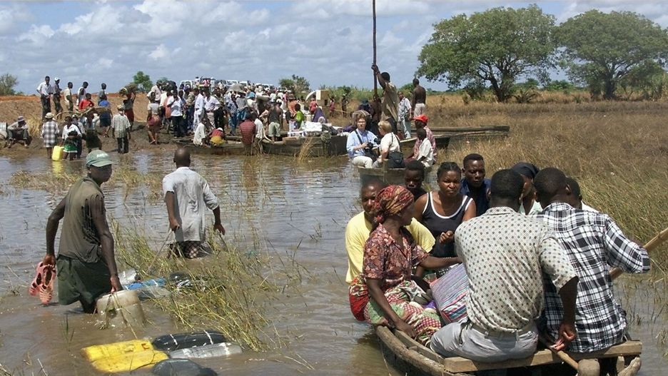 Wielu ludzi musiało uciekać z terenów ogarniętych kataklizmem