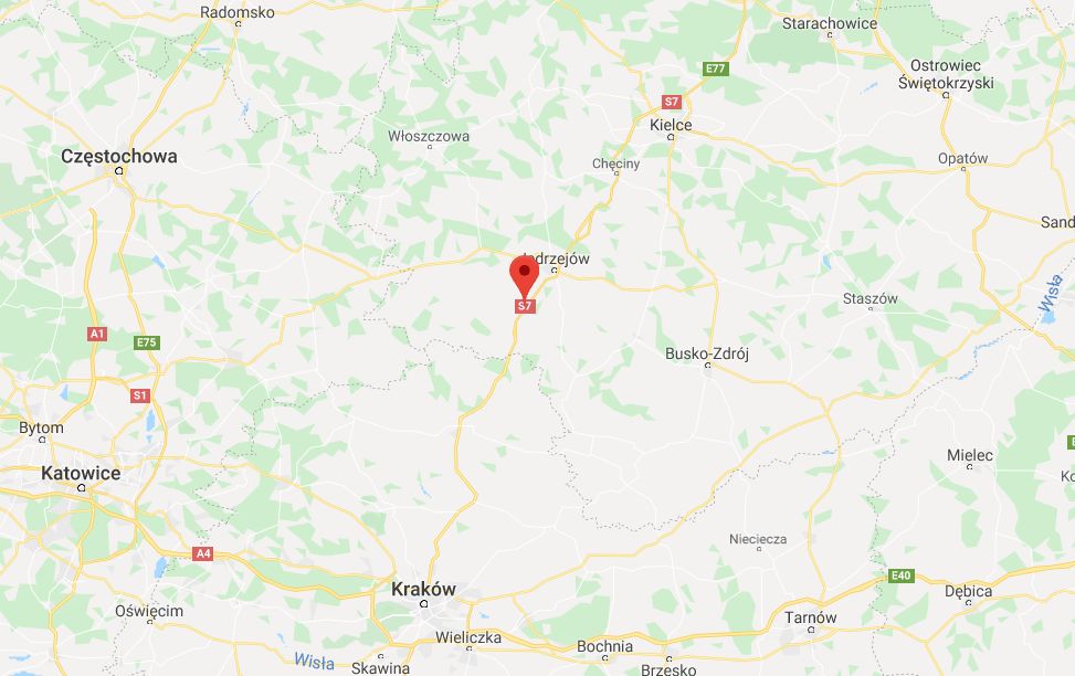 Świętokrzyskie. Do karambolu i wypadku doszło w sobotę rano, w polbiżu Mierzawy 