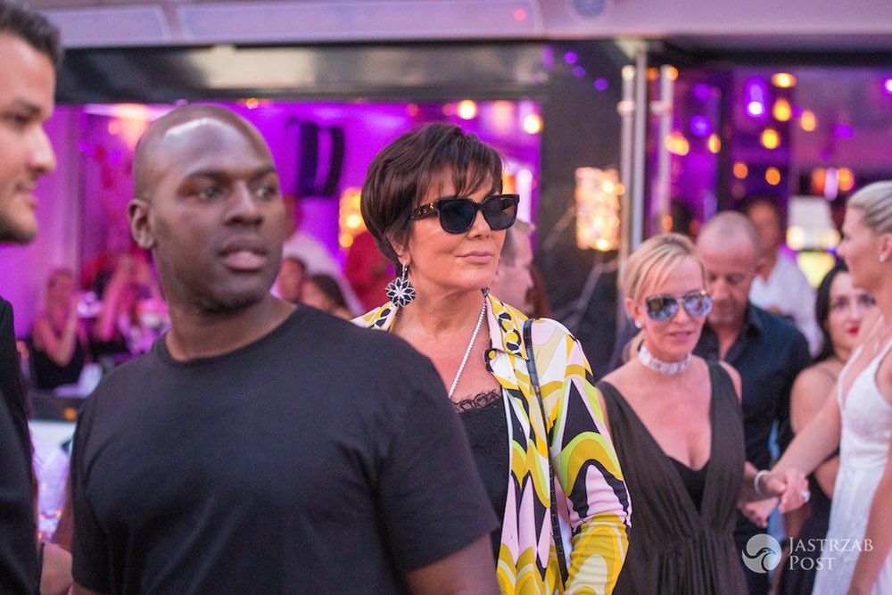 Kris Jenner i Corey Gamble w Saint-Tropez