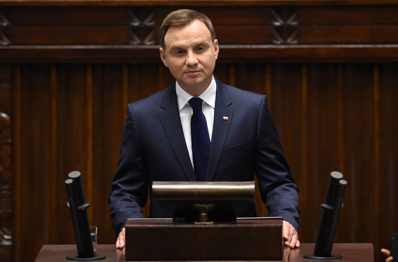 Andrzej Duda komentuje pożar katedry Notre Dame