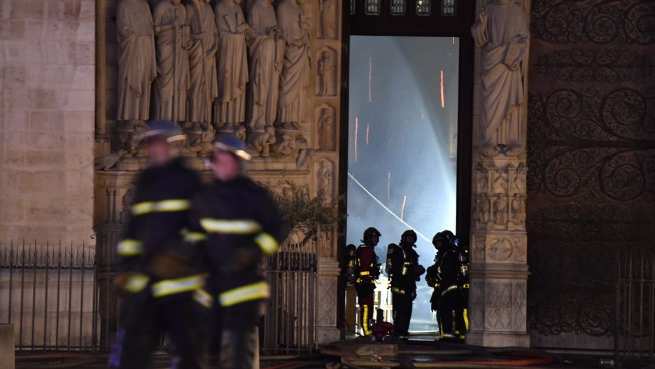 Katedra Notre Dame po pożarze