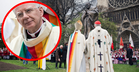 Ostrzegał przed "tęczową zarazą". W sieci wypłynęły zdjęcia Jędraszewskiego sprzed lat