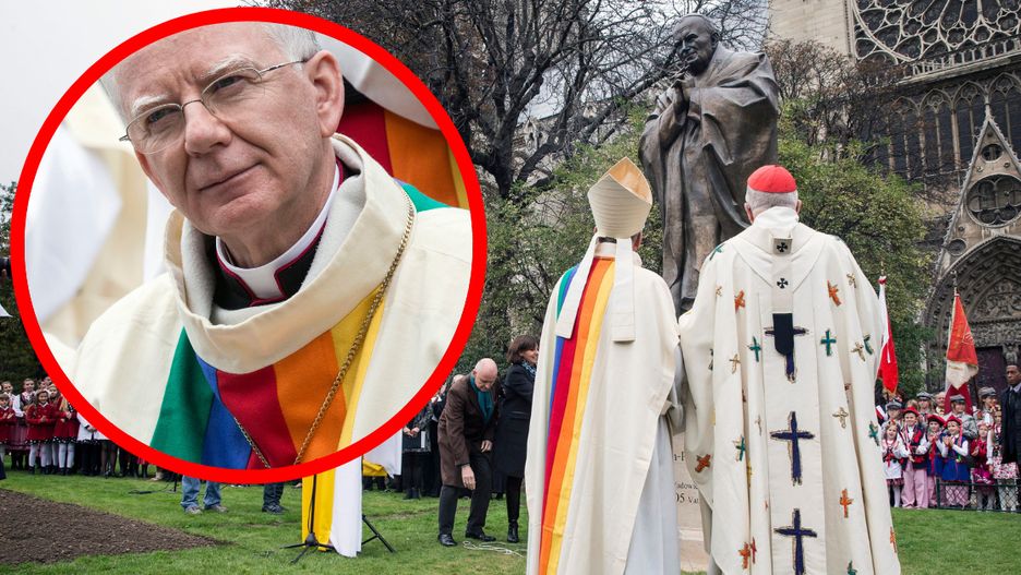 W 2014 roku abp Marek Jędraszewski wystąpił w ornacie z symbolem tęczy