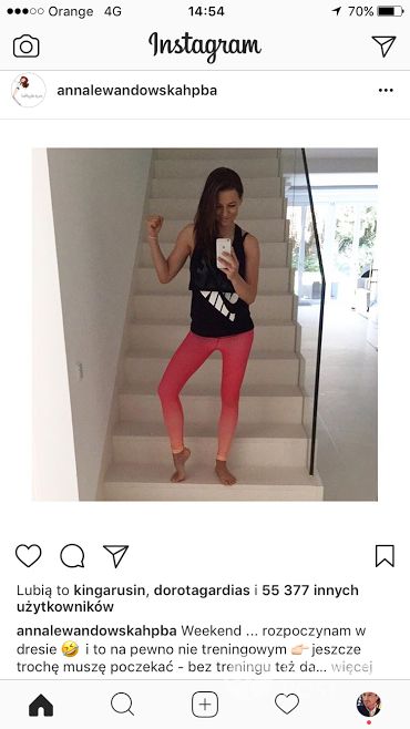 Anna Lewandowska w niesamowitej kondycji
