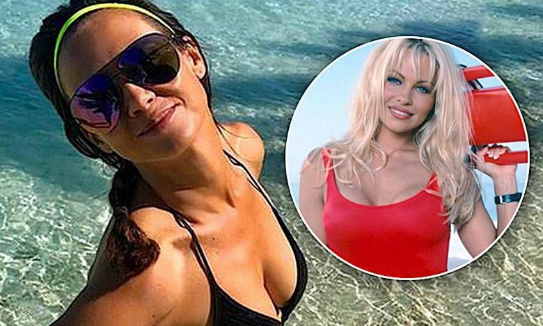 Romantyczna Kinga Rusin biega po plaży w Los Angeles! Wygląda jak Pamela Anderson! "Nie mogłam sobie odmówić"