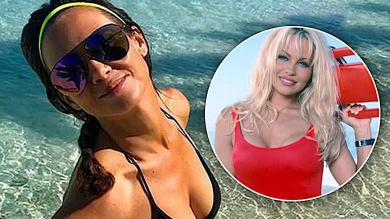 Kinga Rusin jak Pamela Anderson