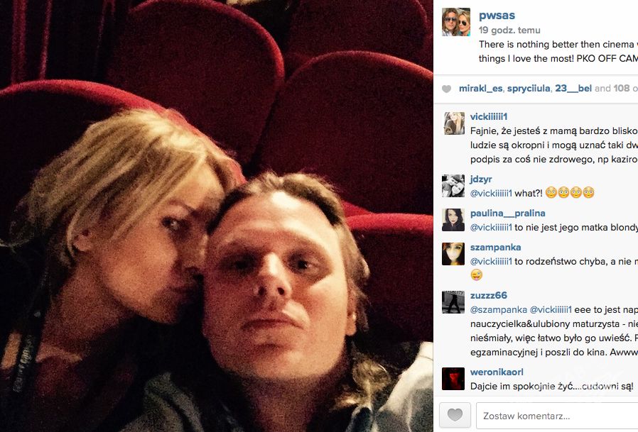 Agnieszka Szulim i Piotr Woźniak-Starak na Instagramie pokazali zdjęcie z Krakowa Off Plus Camera Festival 2015
