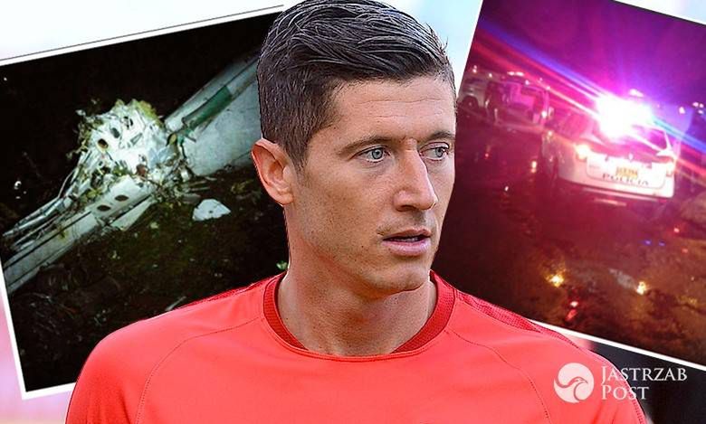 Robert Lewandowski i inni polscy piłkarze oddają hołd tragicznie zmarłym zawodnikom