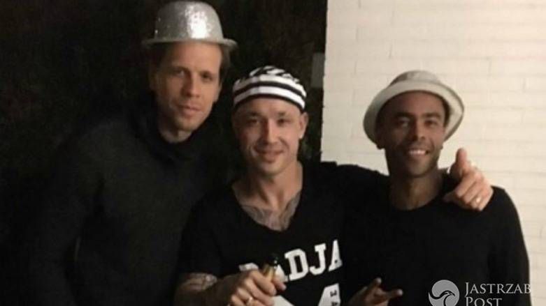 Wojciech Szczęsny spędził Sylwestra z kolegami