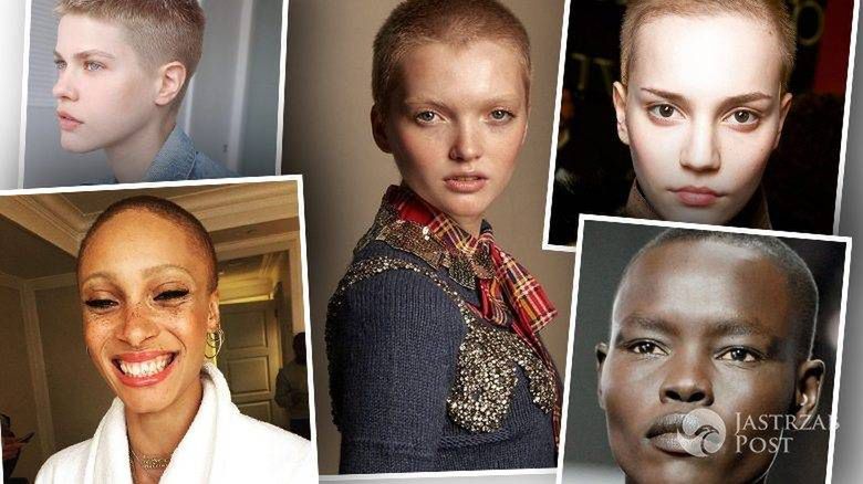 modelki z krótko ściętymi włosami, fryzura na jeżyka