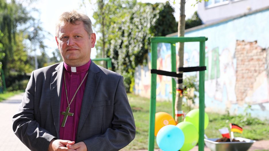 Bp Jerzy Samiec, zwierzchnik Kościoła ewangelicko-augsburskiego w Polsce.