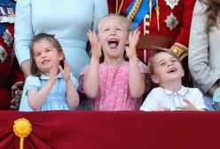 Mała Charlotte pokazała rogi. Dokazywała na urodzinach Królowej Elżbiety