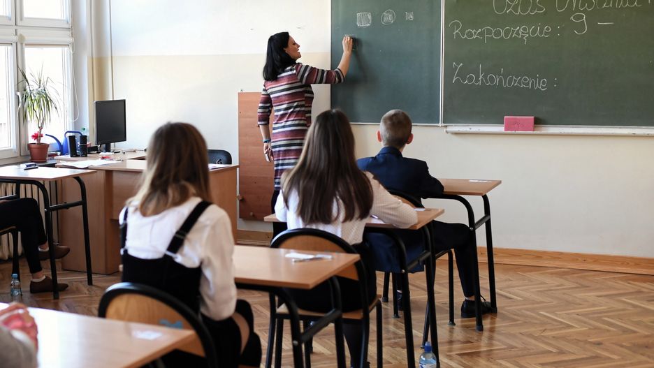 Egzamin ósmoklasisty w szkole nr 18 im. Macieja Rataja w Lublinie