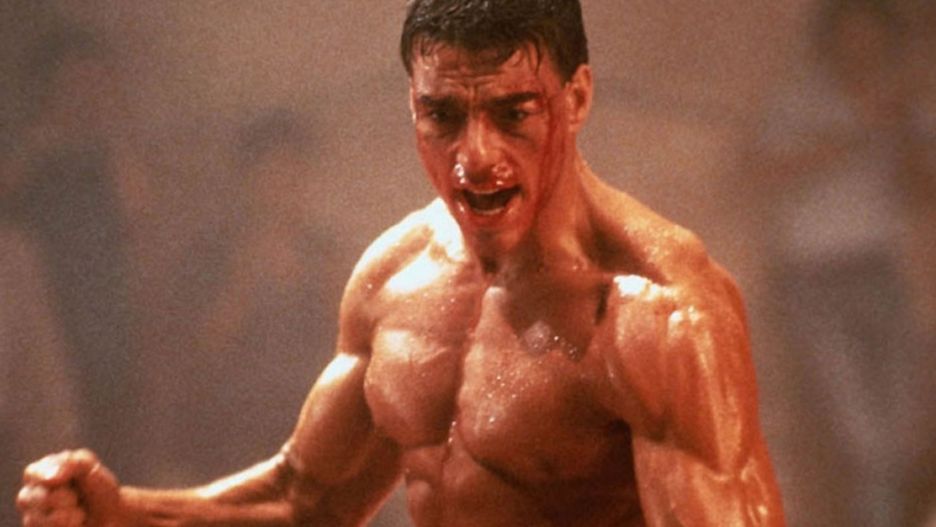 Pamiętacie te mięśnie? W tym temacie niewiele się zmieniło. Na zdjęciu Jean Claude Van Damme w filmie "Kickboxer" z 1989 r.