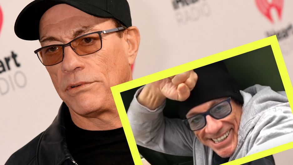 Jean-Claude Van Damme kreatywnie spędza czas 