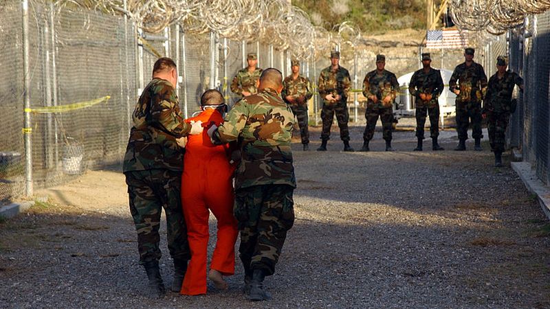 Amerykańska baza Guantanamo na Kubie.