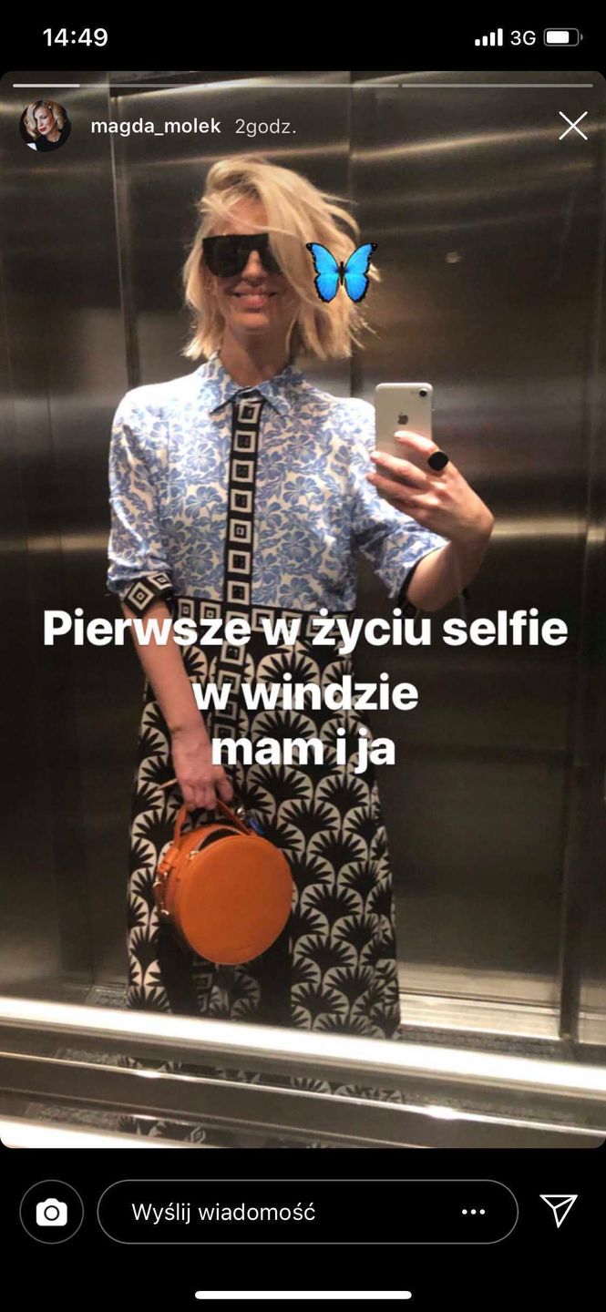 Magda Mołek ma pierwsze zdjęcie z windy