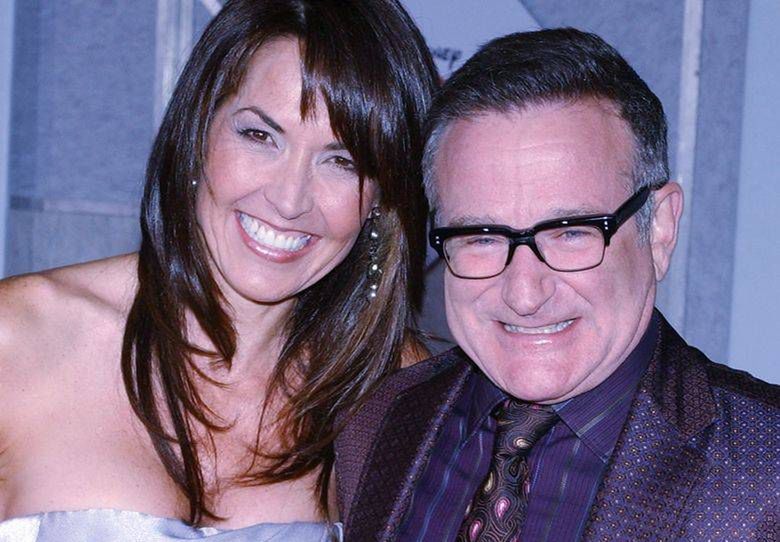 Susan Schneider i Robin Williams