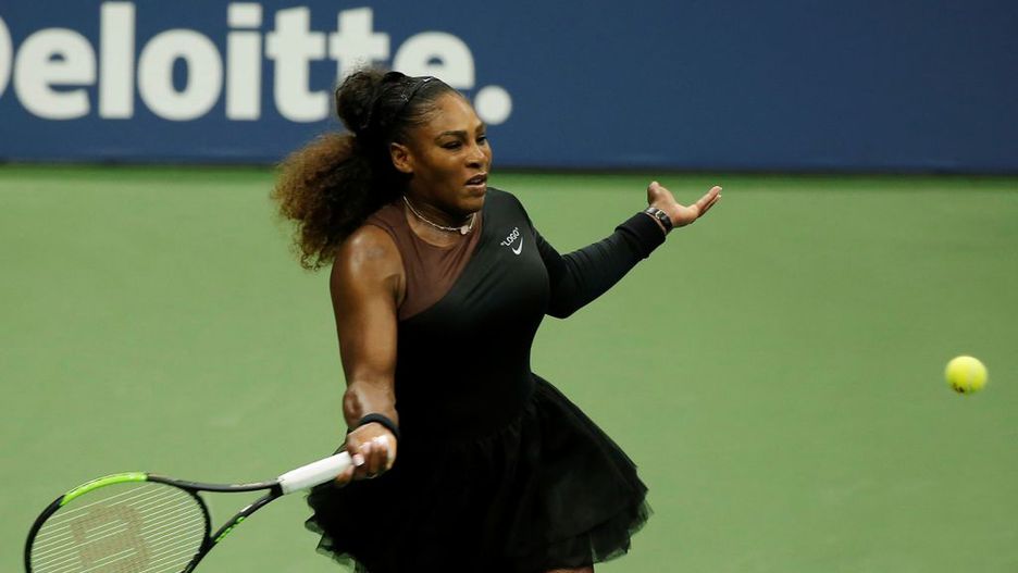 36-letnia Williams podczas sobotniego finału na nowojorskich kortach Arthur Ashe Stadium.
