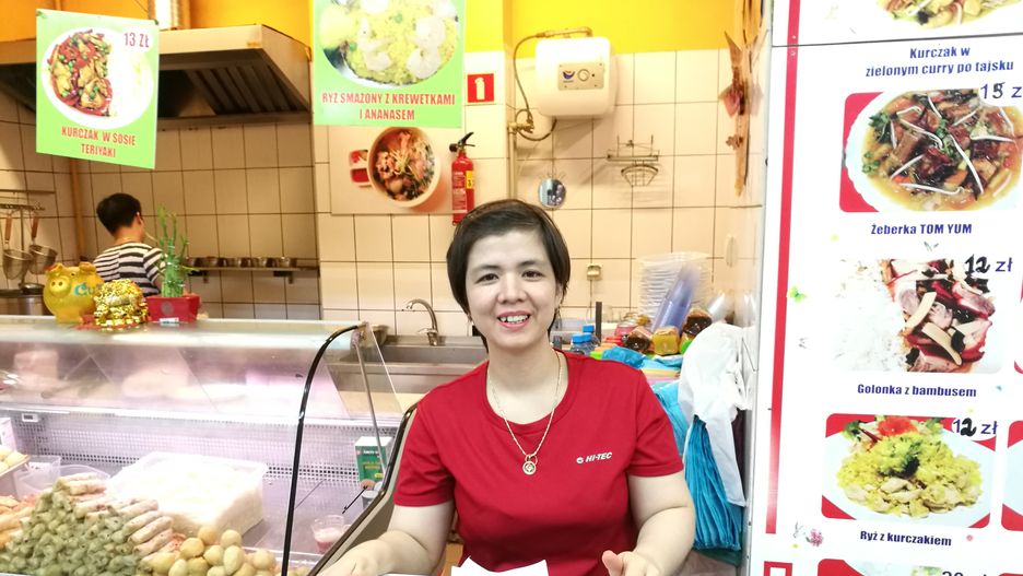 Wietnamska restauracja na targowisku Marywilska 44