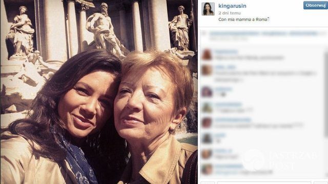 Kinga Rusin z mamą