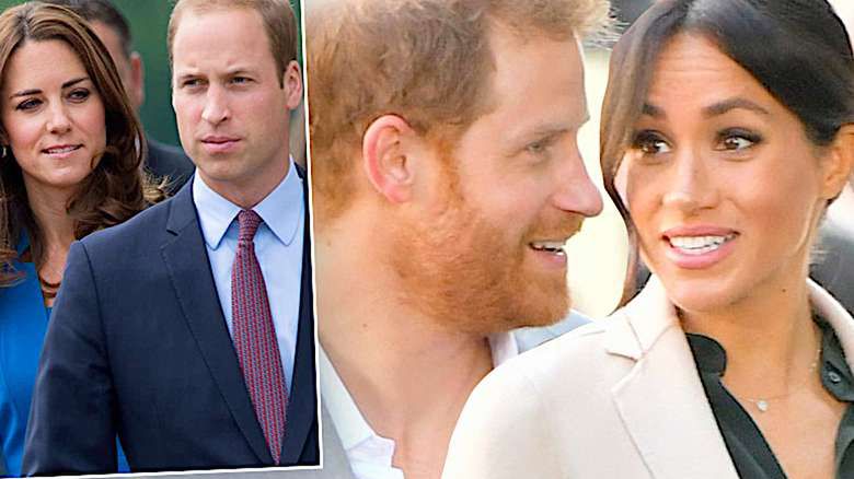 Meghan Harry dziecko chrzestni Kate William