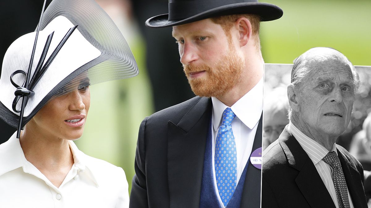 Książę Harry, Meghan Markle i książę Filip