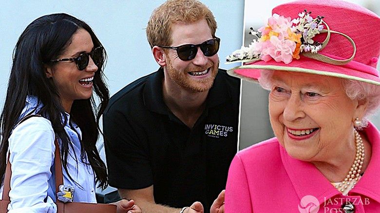 Meghan Markle, książę Harry, królowa Elżbieta II