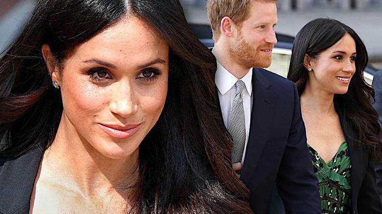 Meghan Markle w zielonej sukience