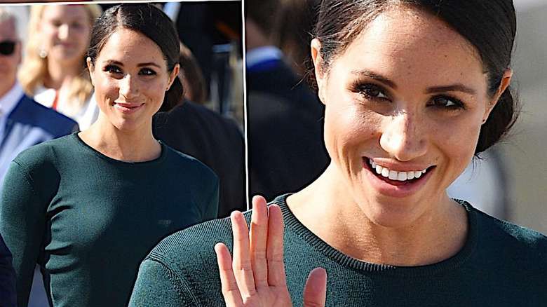 Meghan Markle w Irlandii – zielona sukienka Givenchy
