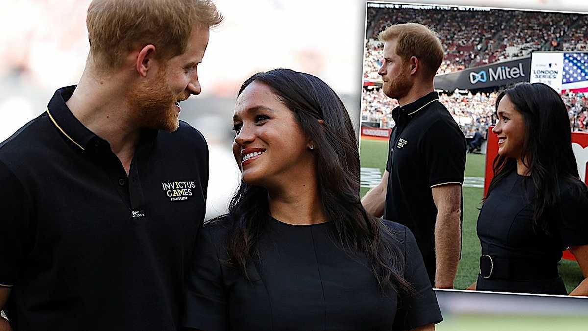 Meghan Markle na meczu baseballowym