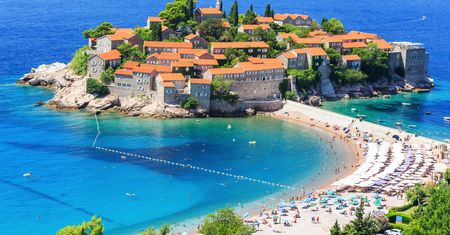 Sveti Stefan - adriatyckie Monako