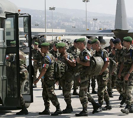 Pierwsi francuscy żołnierze wojsk inżynieryjnych już w Bejrucie