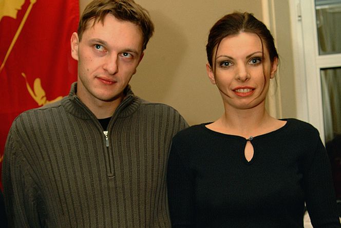 Agnieszka Dygant i Marcin Władyniak w 2001 r.
