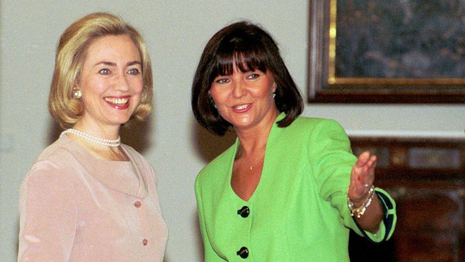Wizyta Hilary Clinton w Warszawie w 1996 roku