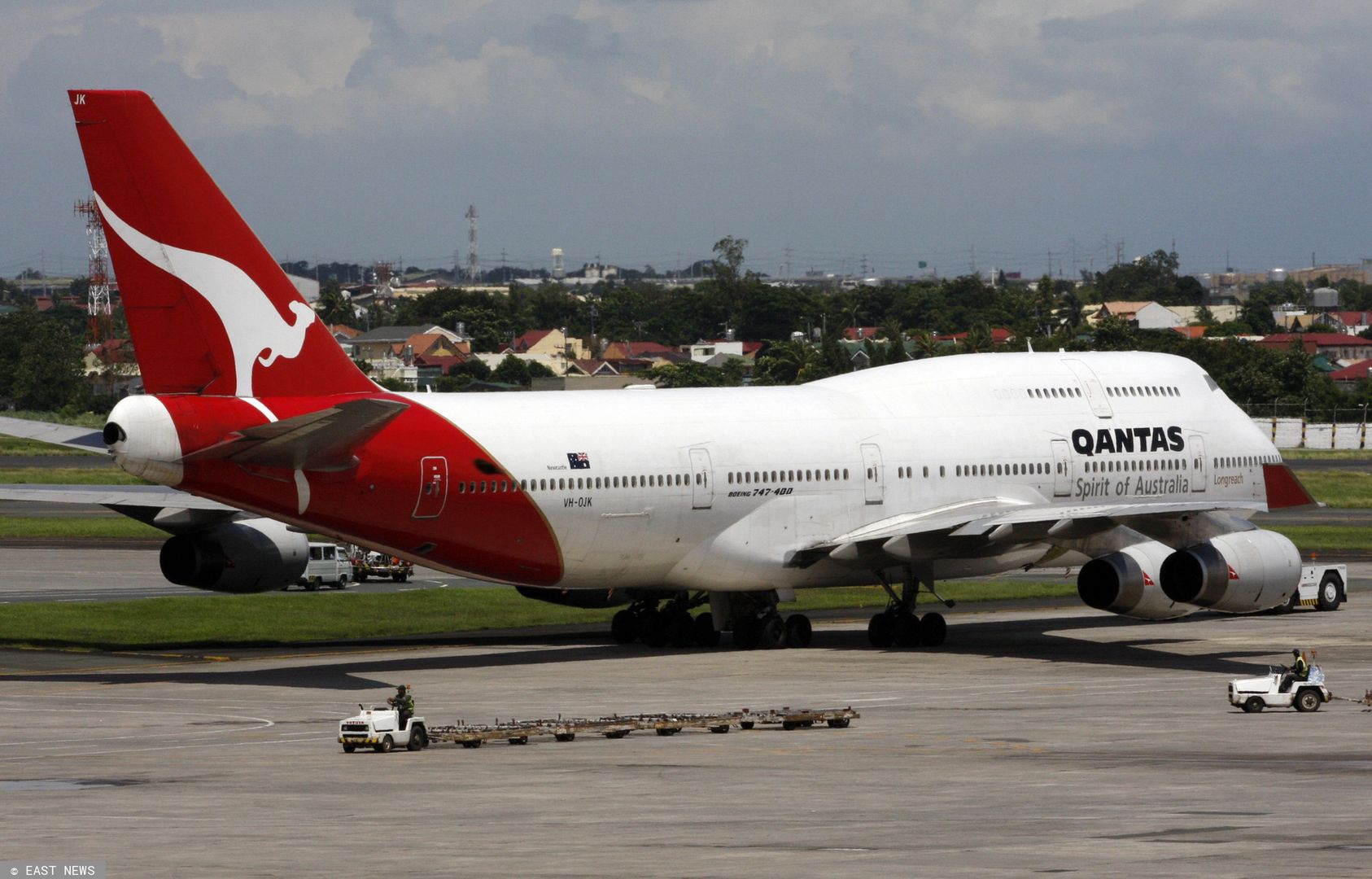 Australia. Samolot linii Qantas awaryjnie lądował w Sydney (zdj. archiwalne)