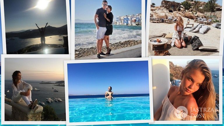 Wakacje gwiazd na Mykonos