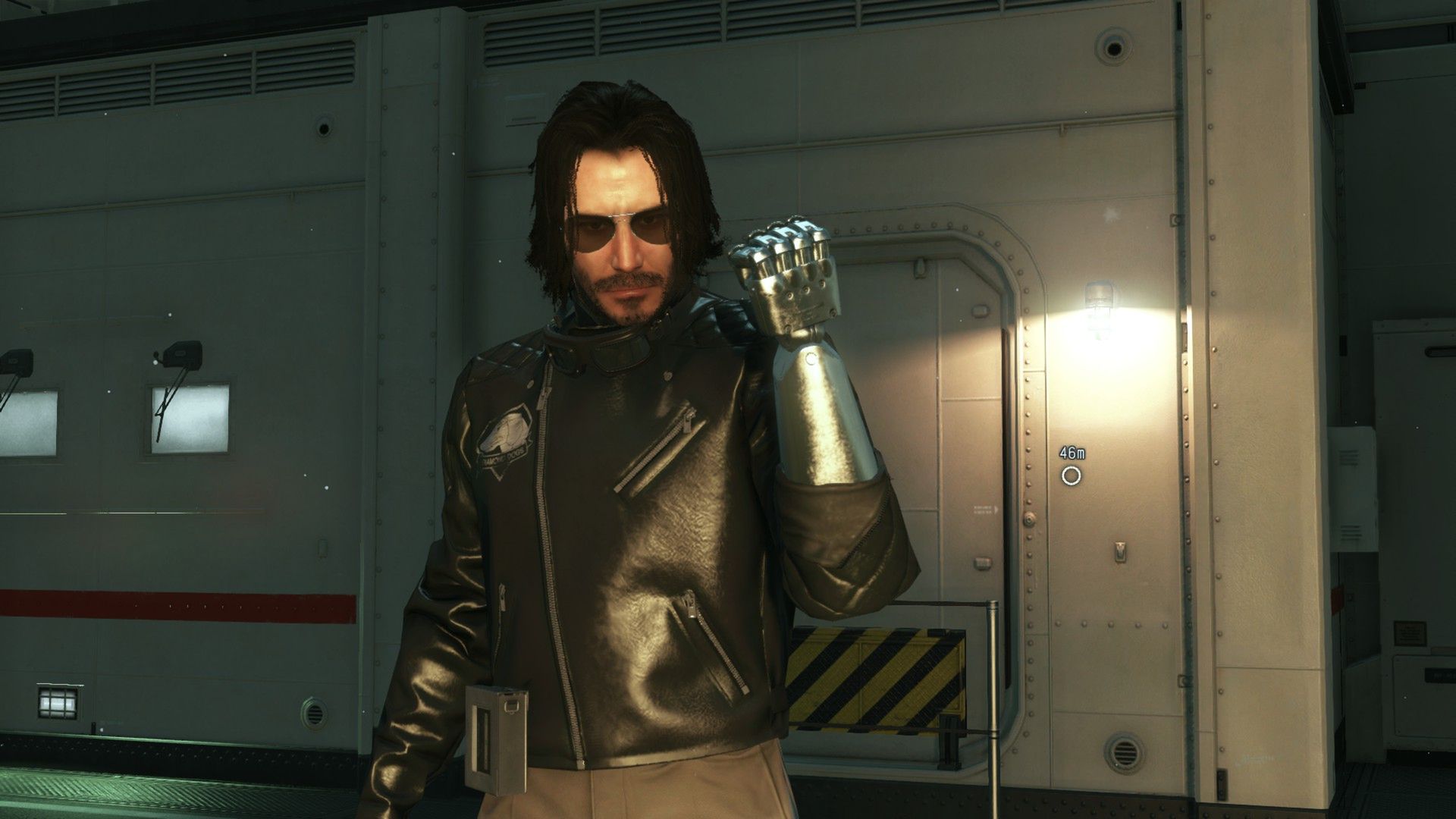 Keanu Reeves jako Johnny Silverhand w "Metal Gear Solid 5" 