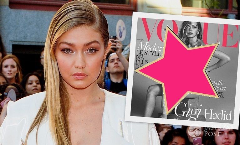 Gigi Hadid całkiem nago na okładce najnowszego paryskiego Vogue'a