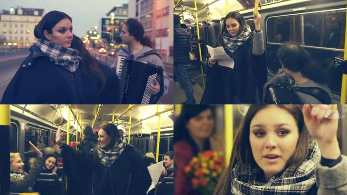 Ewa Farna zaśpiewała w tramwaju