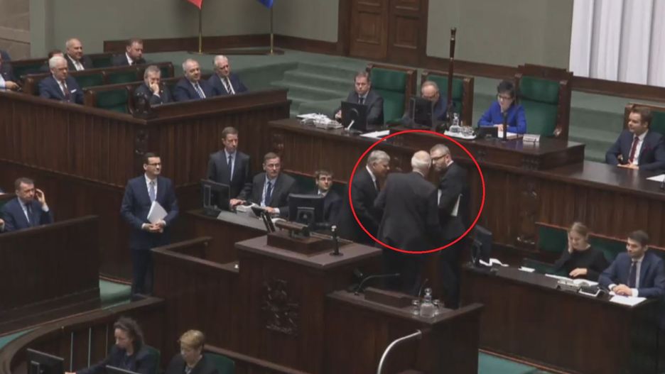 Sejm. Incydent przed expose Mateusza Morawieckiego